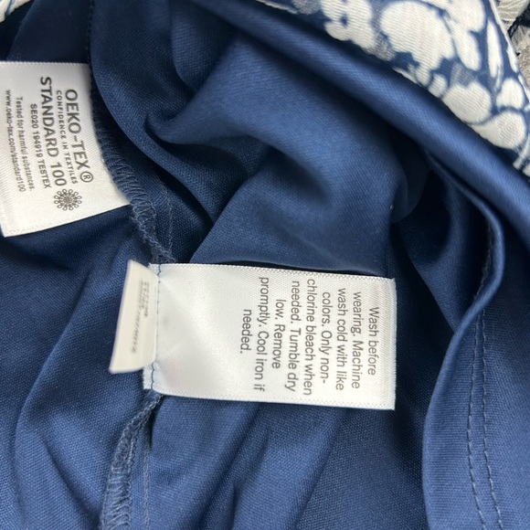 Lauren Conrad Women's Split V-Neck Tie Front Cap Flutter Sleeve Lined Blouse XXL - Picture 10 of 10